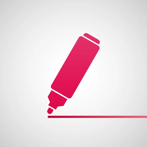 Felt pen icon Stock Illustration