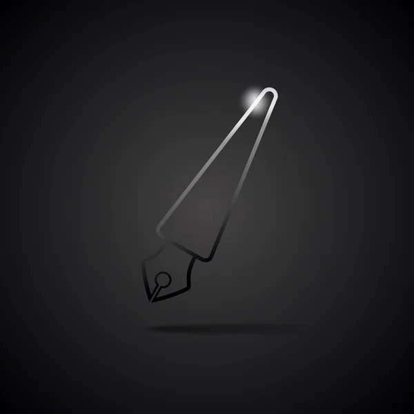 Icône de stylo — Image vectorielle