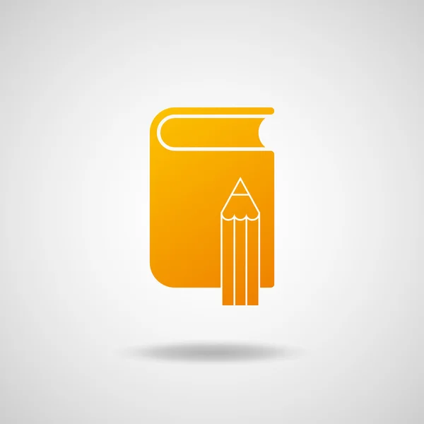 Icono del libro — Vector de stock