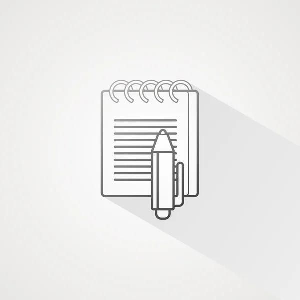 Notepad icon Royalty Free Stock Illustrations