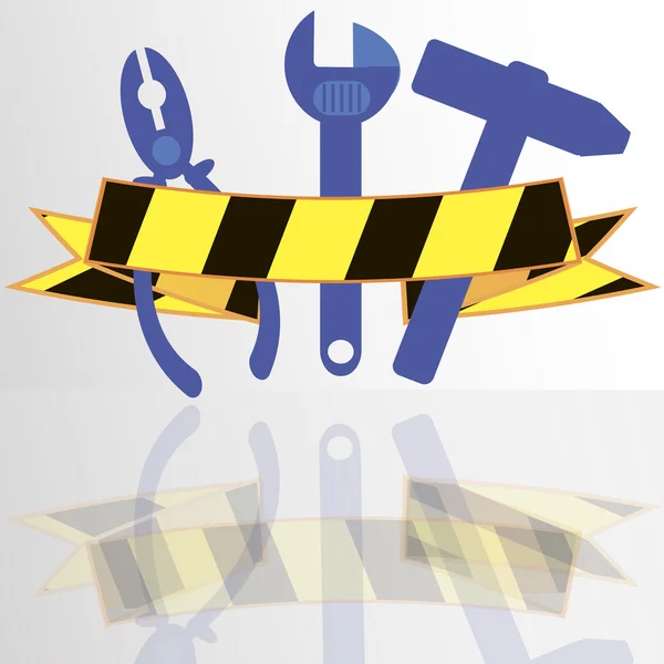 Arka plan somun anahtarı kerpeten çekiç