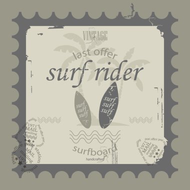 texture units, vintage, surfing, image and inscription board. retro style for design