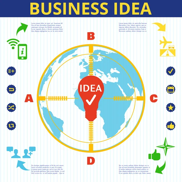 Vektör şablonları. İş için arka plan.