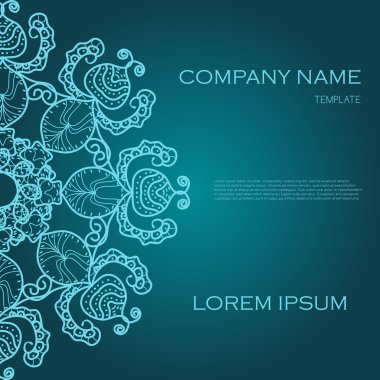 Vector Poster Templates . Abstract Background
