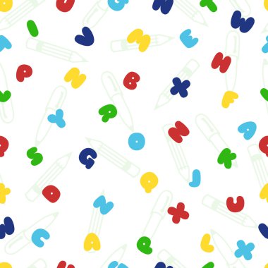 sorunsuz doku, vektör Poster şablonları Splash.