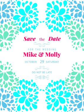 çiçekli Vintage çiçek kartı