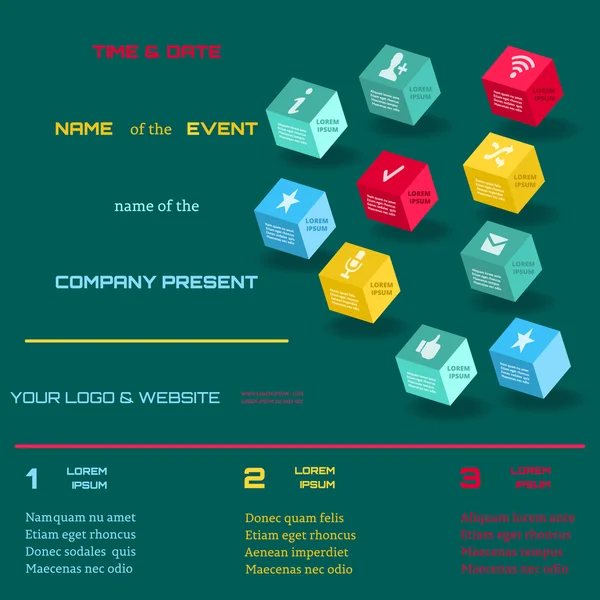 Vektör şablonları. İş için arka plan