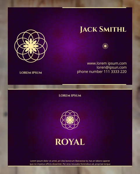 Lüks logo, kartvizit iş kimlik için vintage çerçeve
