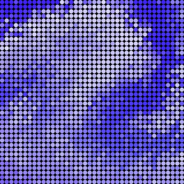 soyut vektör yuvarlak nokta arka plan renkli