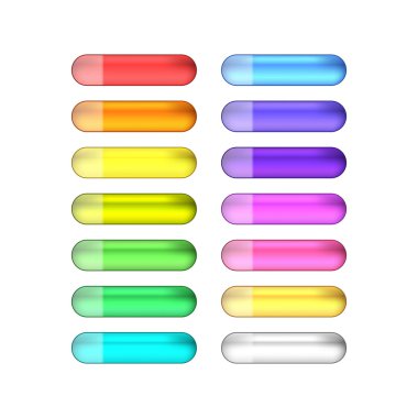 vektör web düğme kümesi