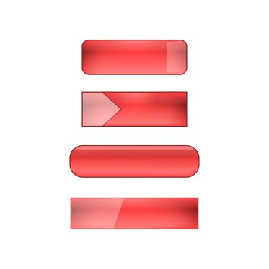 vektör web düğme kümesi