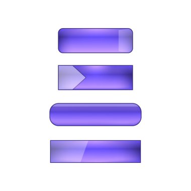 vektör web düğme kümesi