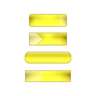 vektör web düğme kümesi