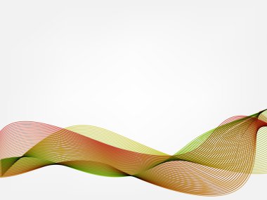 soyut vektör satır arkaplanı salladı