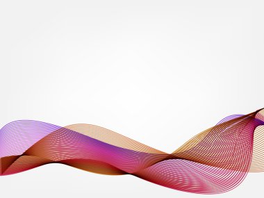 soyut vektör satır arkaplanı salladı