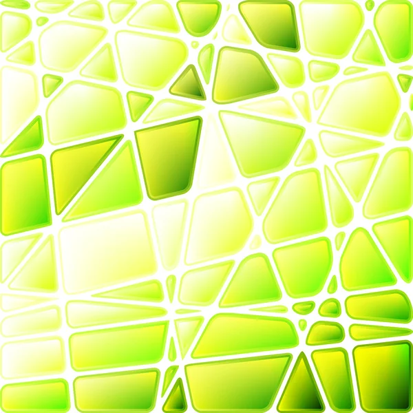 Abstracte vector glas-in-lood mozaïek achtergrond — Stockvector