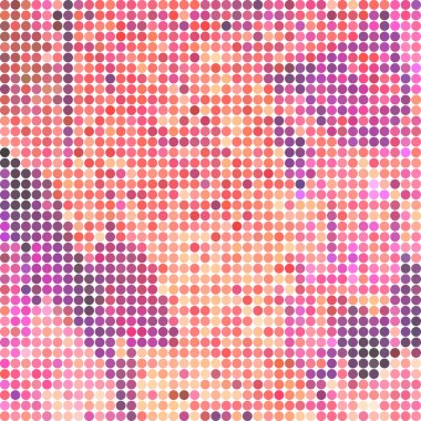 soyut vektör yuvarlak nokta arka plan renkli