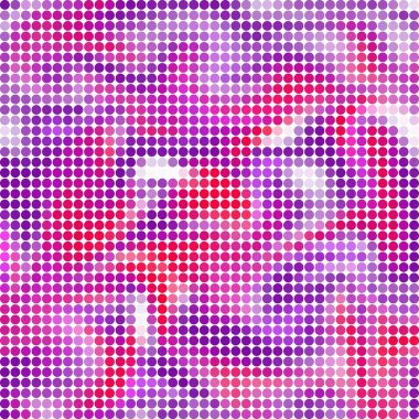 soyut vektör yuvarlak nokta arka plan renkli