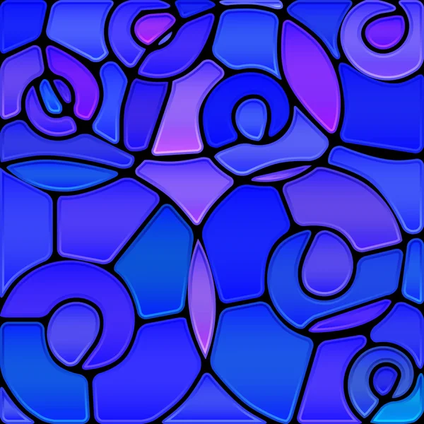 Vector abstracto manchado de vidrio mosaico de fondo — Archivo Imágenes Vectoriales