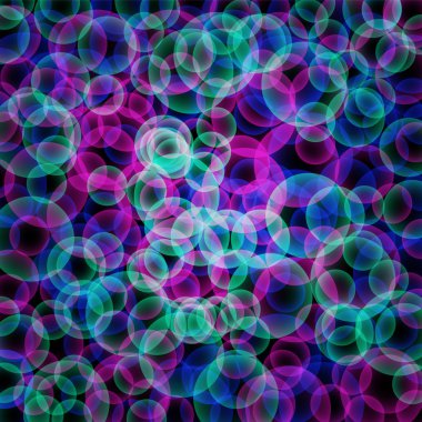 soyut vektör arka plan parlak daireler ile parlayan