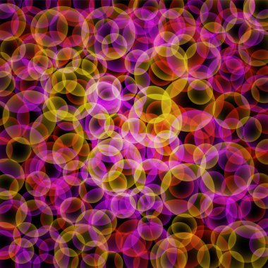 soyut vektör arka plan parlak daireler ile parlayan