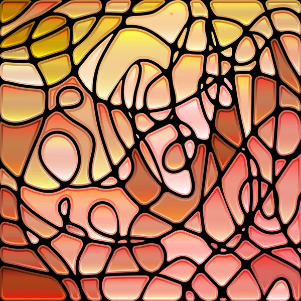 Vetor abstrato fundo mosaico de vidro manchado — Vetor de Stock
