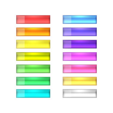 vektör web düğme kümesi