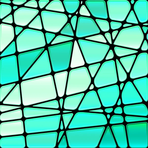 Abstracte vector glas-in-lood mozaïek achtergrond — Stockvector