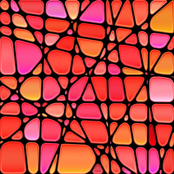 Abstrait vecteur teinté-verre mosaïque fond — Image vectorielle