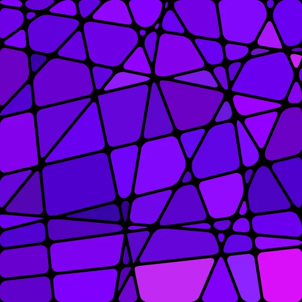 Abstracte vector glas-in-lood mozaïek achtergrond — Stockvector