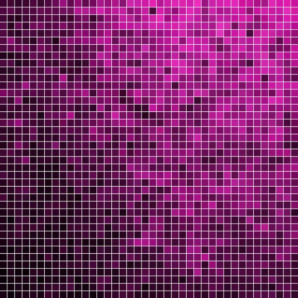 Abstract vector square pixel mosaic background — Stock Vector