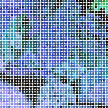 soyut vektör yuvarlak nokta arka plan renkli