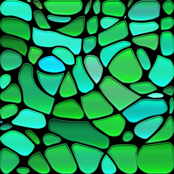 Abstracte vector glas-in-lood mozaïek achtergrond — Stockvector