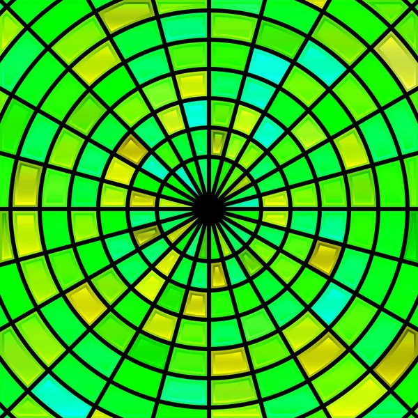 Abstracte vector glas-in-lood mozaïek achtergrond — Stockvector