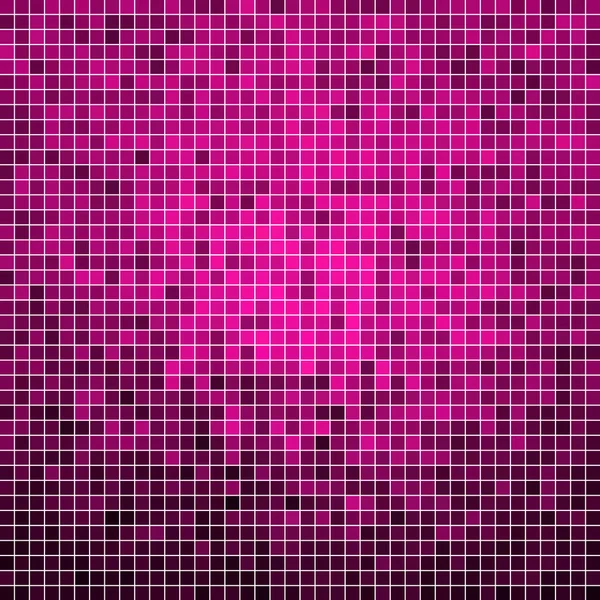Latar belakang mosaik piksel kuadrat vektor abstrak - Stok Vektor