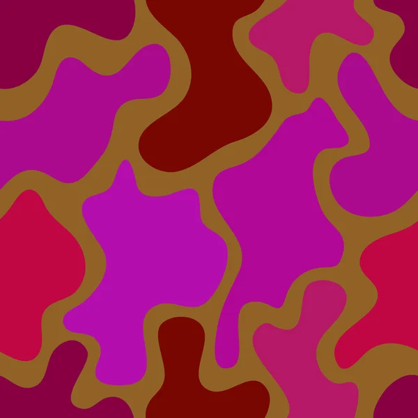 抽象矢量混沌斑点无缝模式 — 图库矢量图片