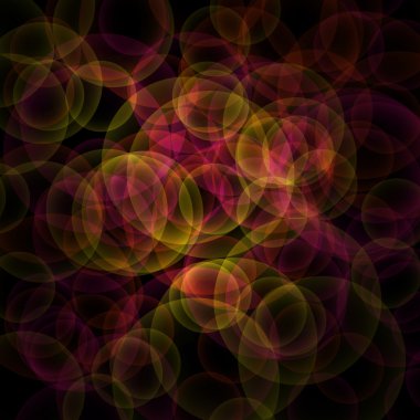 soyut vektör arka plan parlak daireler ile parlayan