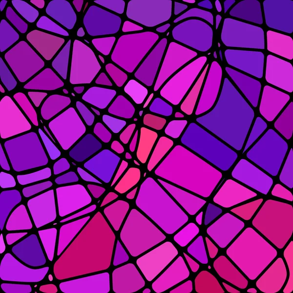 Abstraktní vektorové mozaiky z barevného skla — Stockový vektor