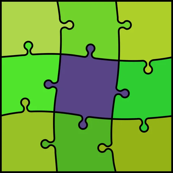 Háttér absztrakt színes puzzle — Stock Vector