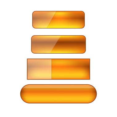 vektör web düğme kümesi