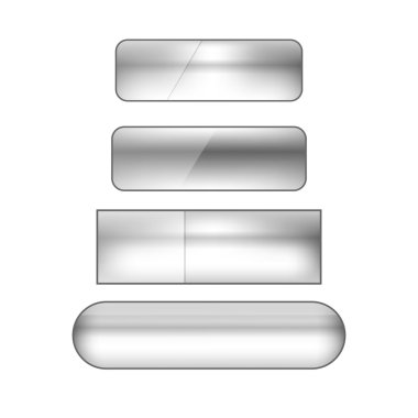 vektör web düğme kümesi