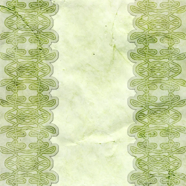 Altes Papier mit keltischem Muster — Stockfoto
