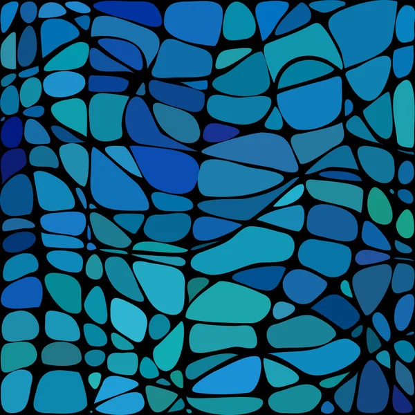 Vector abstracto manchado de vidrio mosaico de fondo — Archivo Imágenes Vectoriales