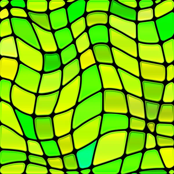 Vector abstracto manchado de vidrio mosaico de fondo — Vector de stock