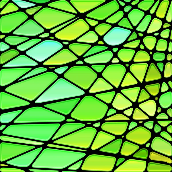 Abstracte vector glas-in-lood mozaïek achtergrond — Stockvector