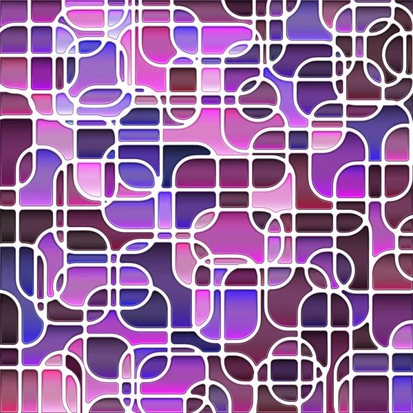 Vector Abstracto Manchado Vidrio Mosaico Fondo Púrpura Violeta — Vector de stock