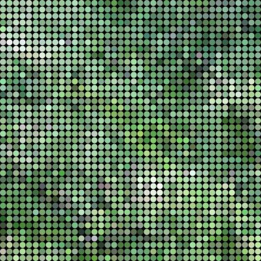 soyut vektör renkli yuvarlak noktalar arkaplan - yeşil