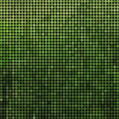 soyut vektör renkli yuvarlak noktalar arkaplan - yeşil