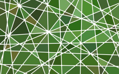 soyut vektör boyalı cam mozaik arkaplan - yeşil ve kahverengi