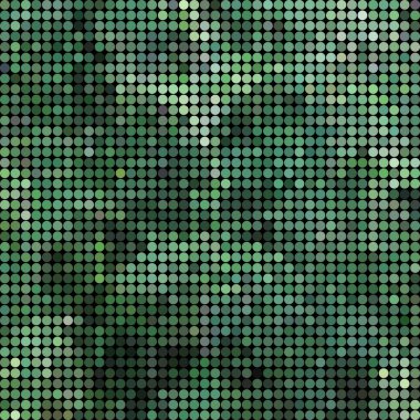 soyut vektör renkli yuvarlak noktalar arkaplan - yeşil